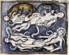 f. 92r Hell and its devils